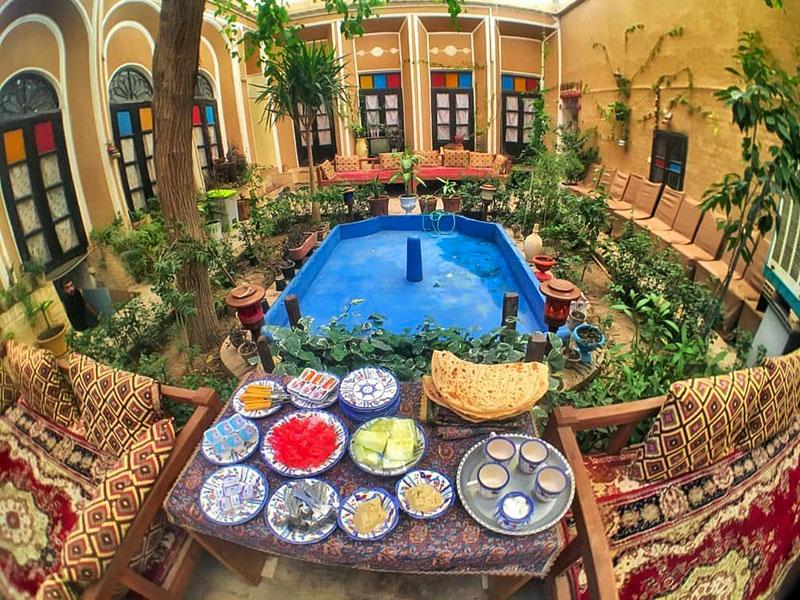 نمای ساختمان اقامتگاه بوم گردی خانه خشتی یزد