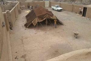 فضای داخلی اقامتگاه بومگردی کلوت کویر شاهرود