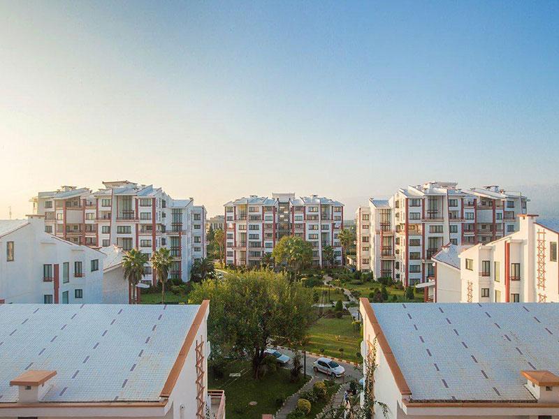 نمای بیرونی مجتمع اقامتی رفاهی شهر نور