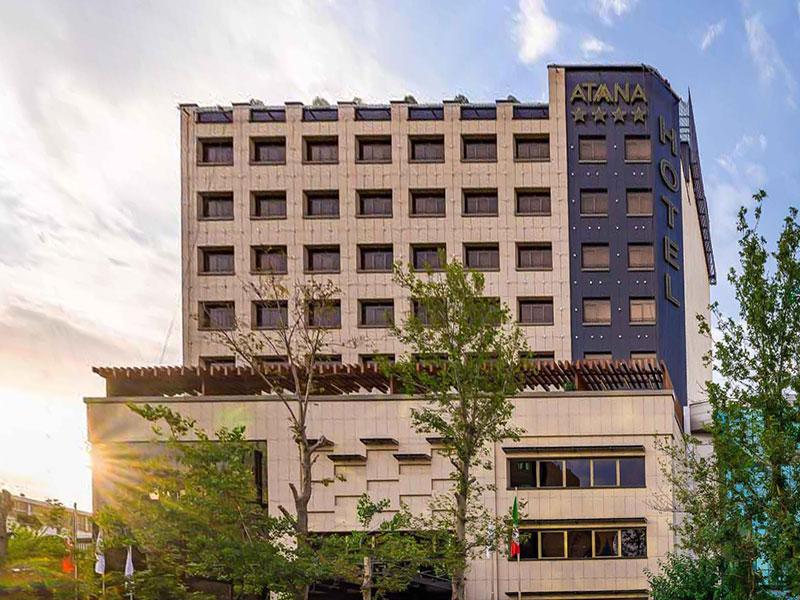 نمای ساختمان هتل آتانا تهران