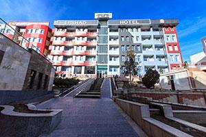 نمای هتل آپارتمان ارشاد سرعین