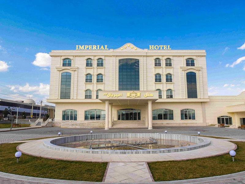 نمای ساختمان هتل امپریال ارس جلفا