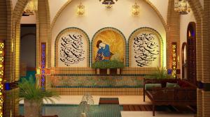 هتل بزرگ رز شیراز فضاي داخلي