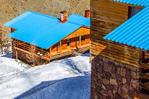 نمای بیرونی مجتمع جهانگردی دیزین کرج