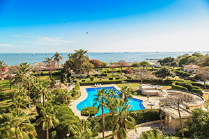 فضای سبز هتل هما بندرعباس